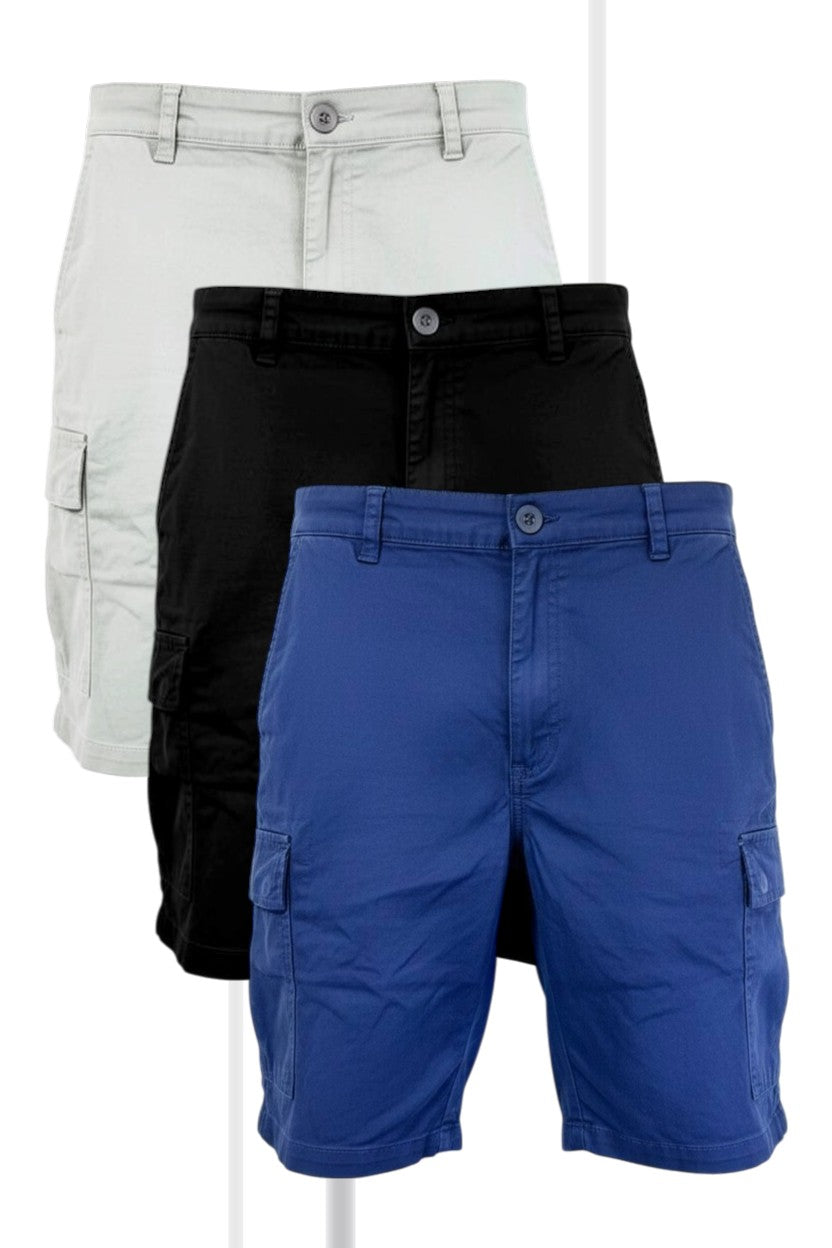Mens Combat Casual Summer Holiday Beach Cotton Cargo Shorts AR2
